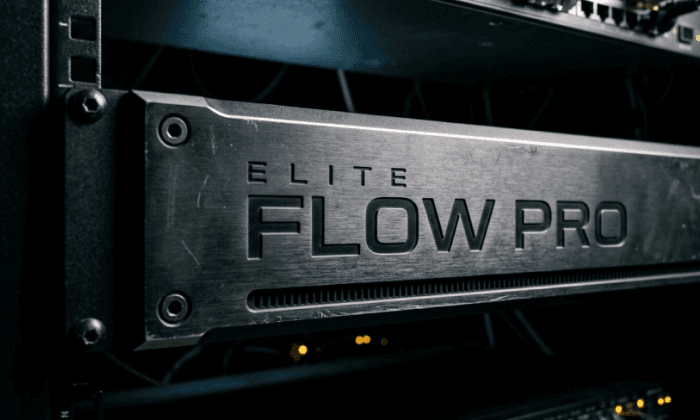 Elite Flow Pro — mídia em vídeo